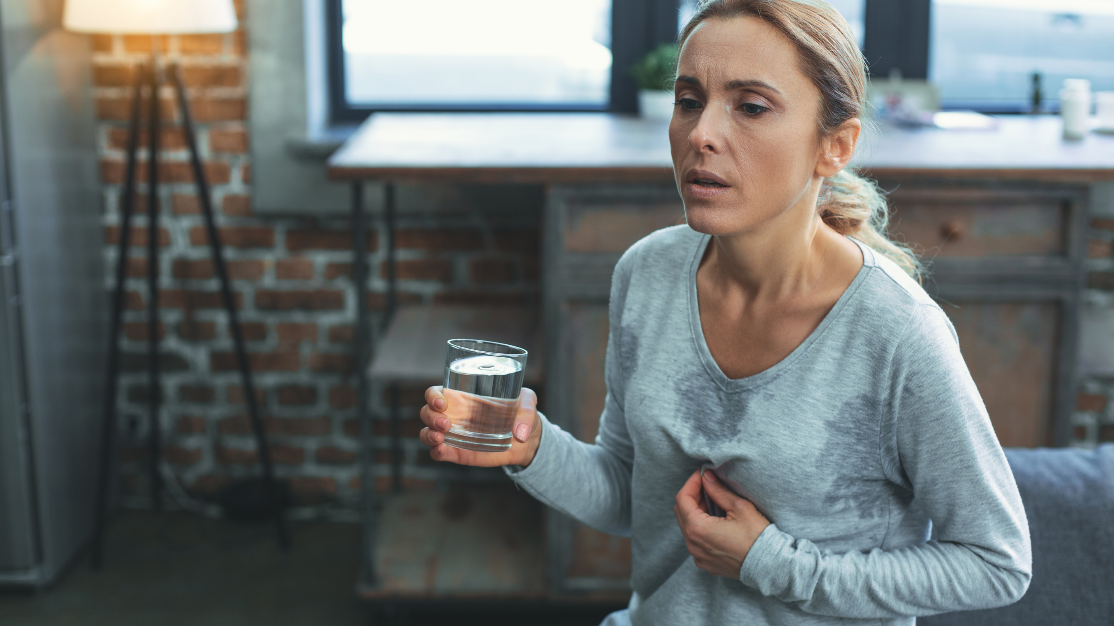 woman in pain during menopause