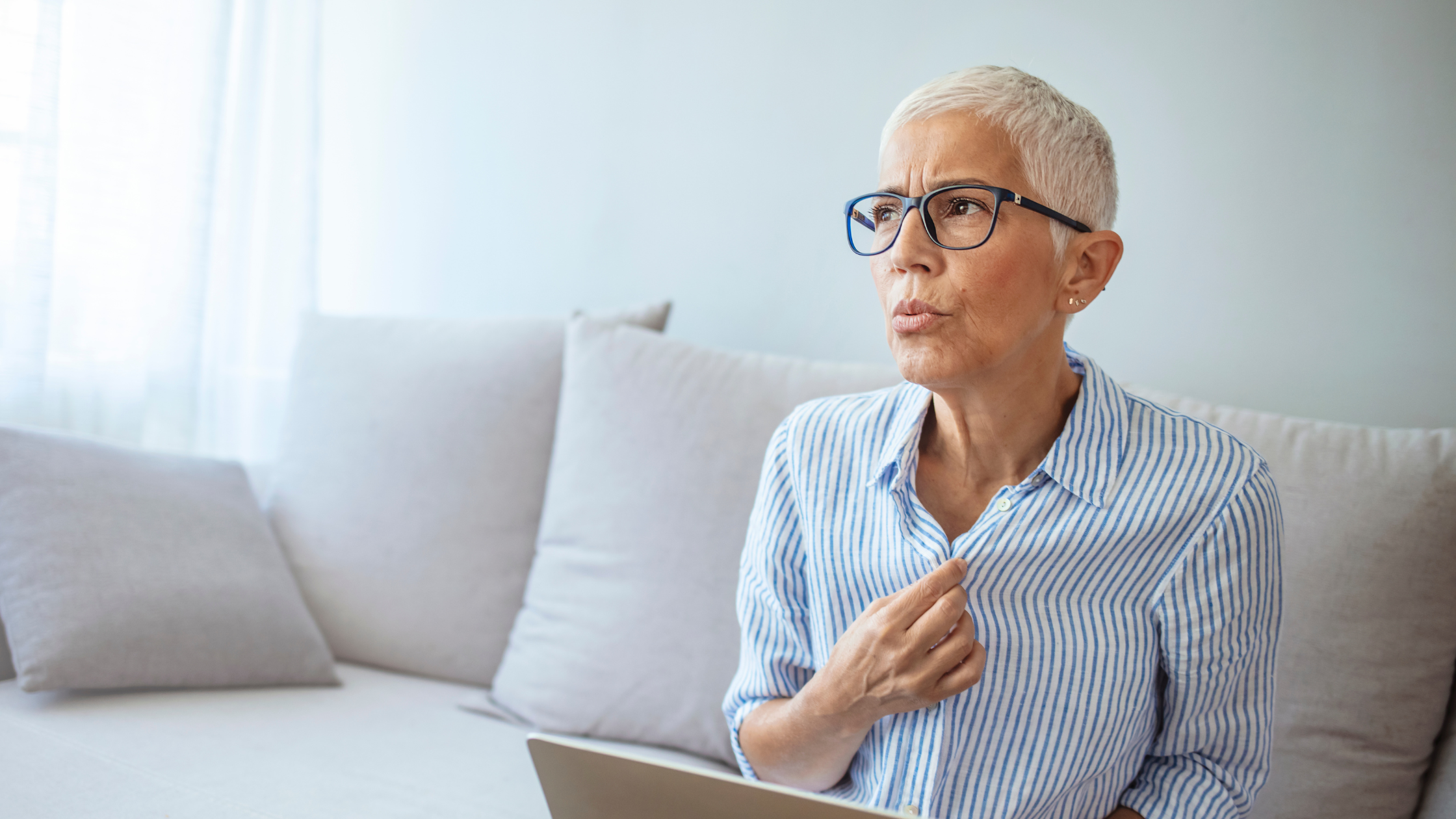 woman with brain fog